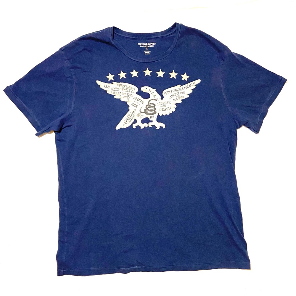Men's Blue Graphic T-Shirt